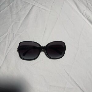CHANEL Black Oversized Sunglasses